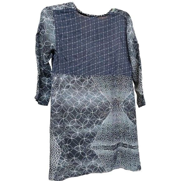 Johnny Was Size XS Cupra Rayon Tunic Boho Hippie Designer - Picture 4 of 6